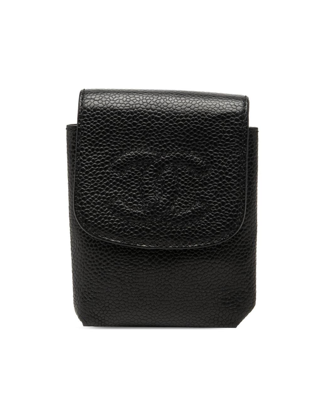Chanel Cc Caviar Cigarette Case Pre- #288852C39B